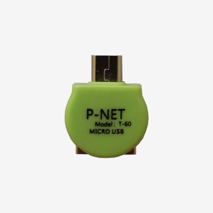 مبدل او تی جی micro USB پی نت مدل P-net T60 micro USB OTG Adapter